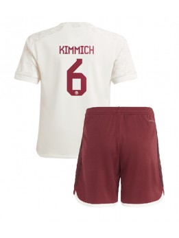 Bayern Munich Joshua Kimmich #6 Dječji Rezervni Dres kompleti 2023-24 Kratak Rukavima (+ kratke hlače)